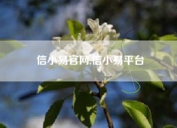 信小易官网,信小易平台
